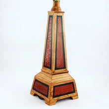Load image into Gallery viewer, Red Oak and Lace Wood Lamp