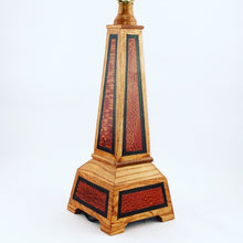 Load image into Gallery viewer, Red Oak and Lace Wood Lamp

